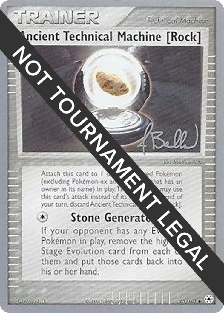 Image for Ancient Technical Machine [Rock] - 2006 (Jimmy Ballard) (85/101) (World Championship Decks) (WCD) - Pokemon