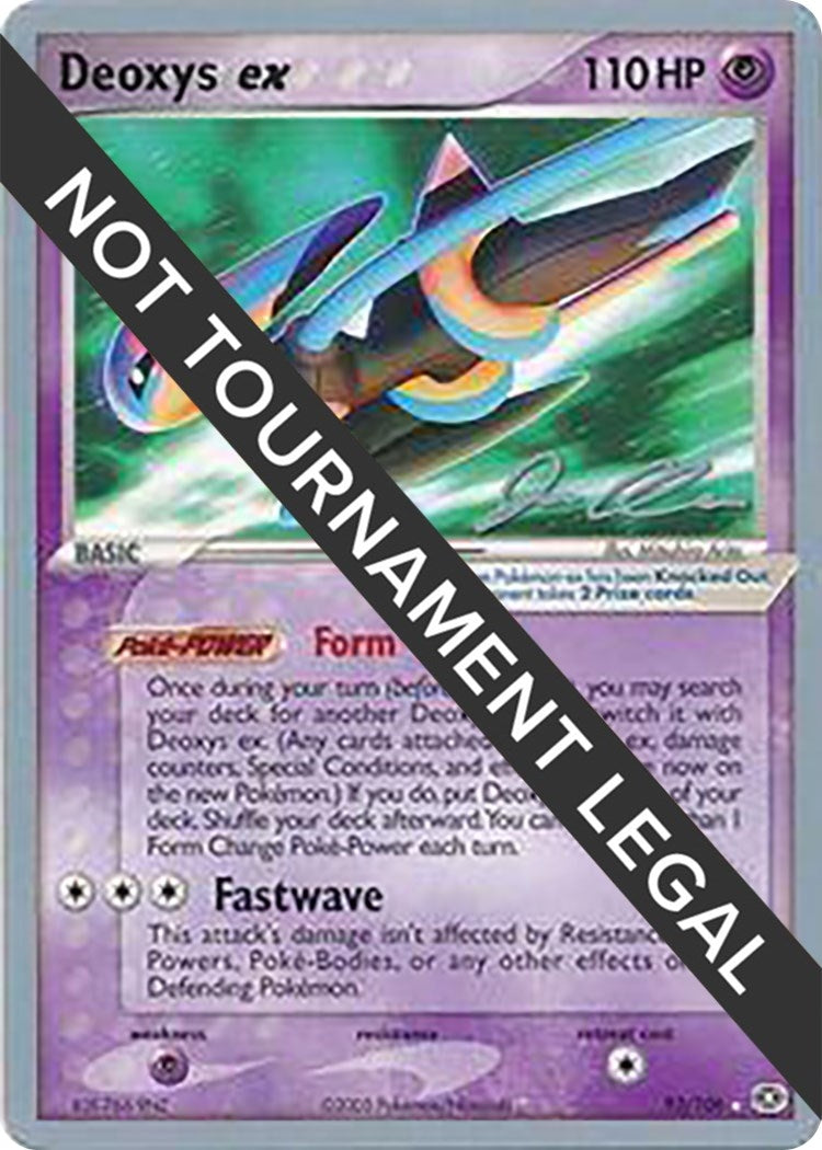 Image for Deoxys ex - 2006 (Jason Klaczynski) (93/106) (World Championship Decks) (WCD) - Pokemon