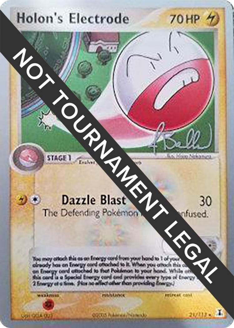 Image for Holon's Electrode - 2006 (Jimmy Ballard) (21/113) (World Championship Decks) (WCD) - Pokemon