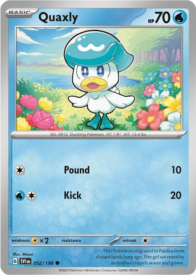 Image for Quaxly - 052/198 (Mirage Holo) (052/198) (Miscellaneous Cards & Products) (MCAP) - Pokemon
