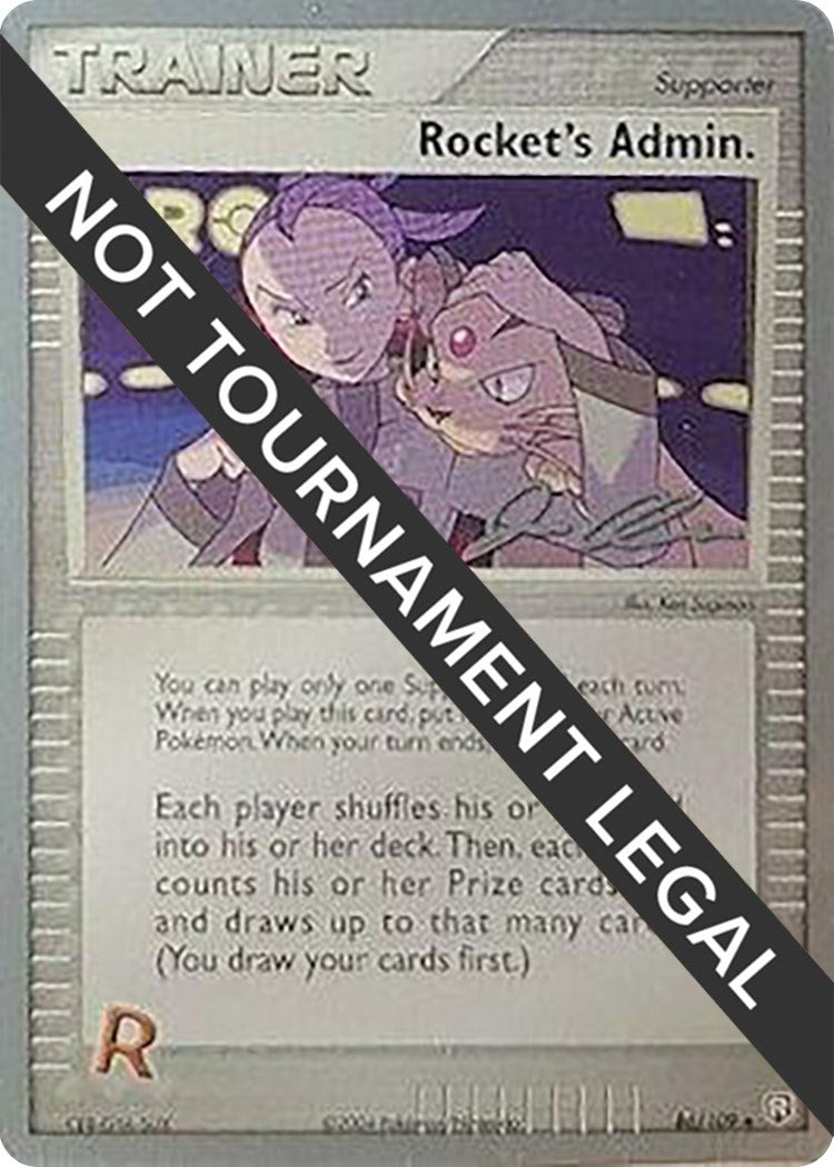 Image for Rocket's Admin. - 2006 (Jason Klaczynski) (86/109) (World Championship Decks) (WCD) - Pokemon