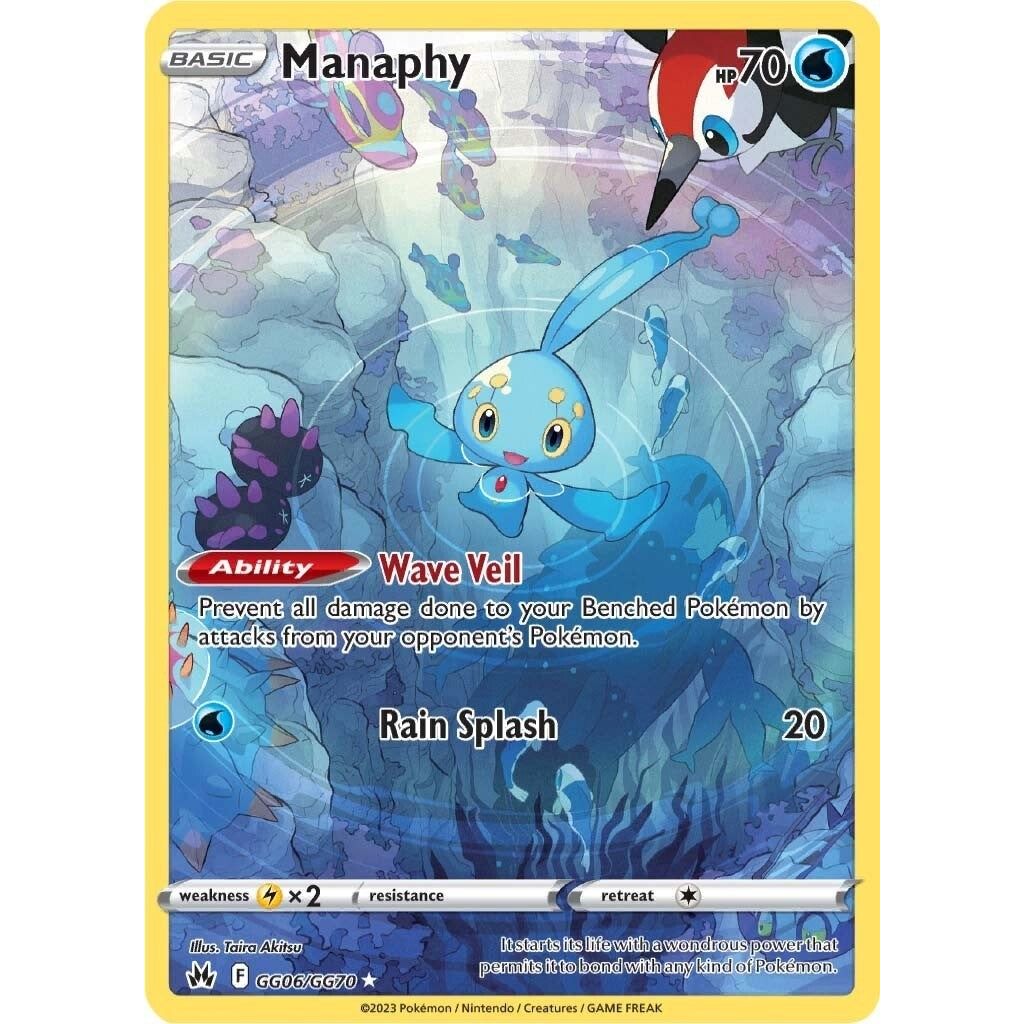 Manaphy (GG06/GG70) (SWSH: Crown Zenith: Galarian Gallery) - PokeBox USA