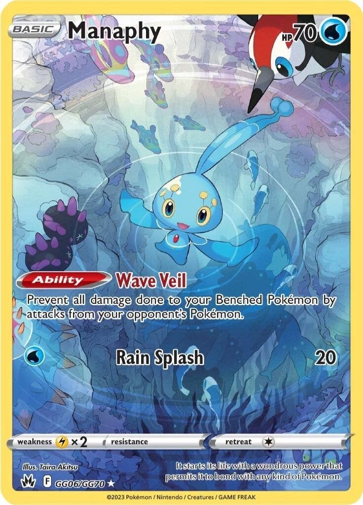 Manaphy (GG06/GG70) (SWSH: Crown Zenith: Galarian Gallery) - PokeBox USA