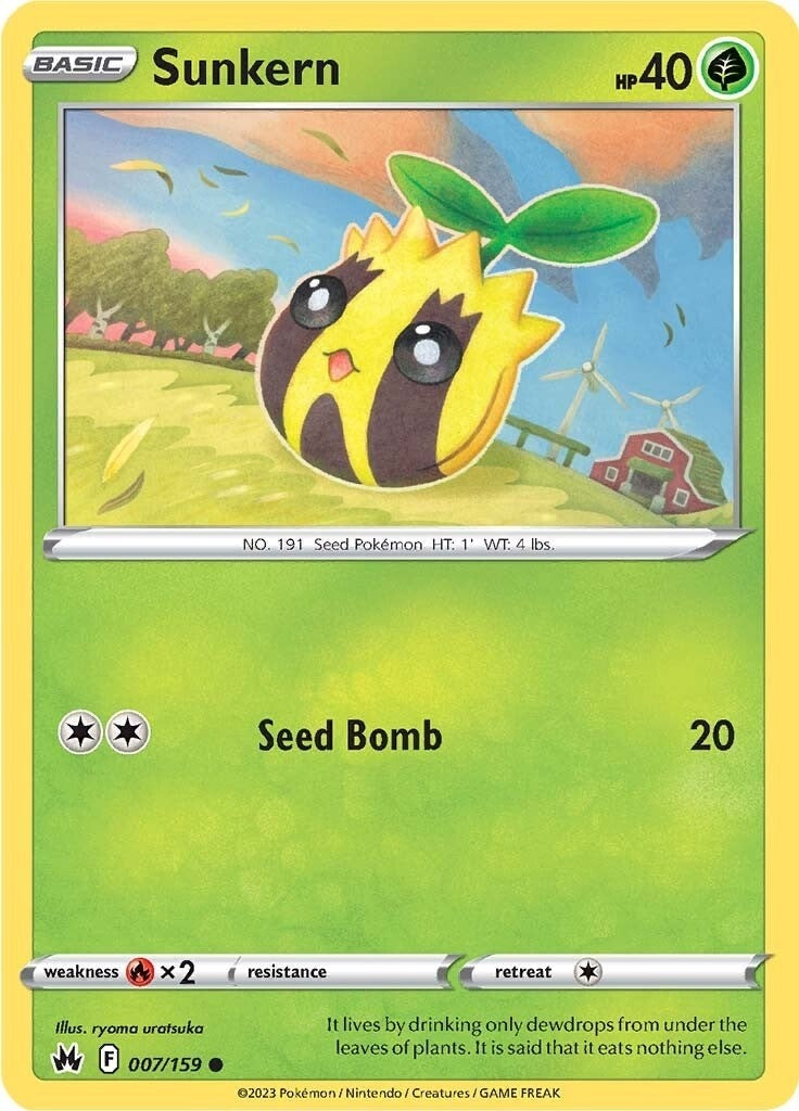 Image for Sunkern (007/159) (SWSH: Crown Zenith) - Pokemon