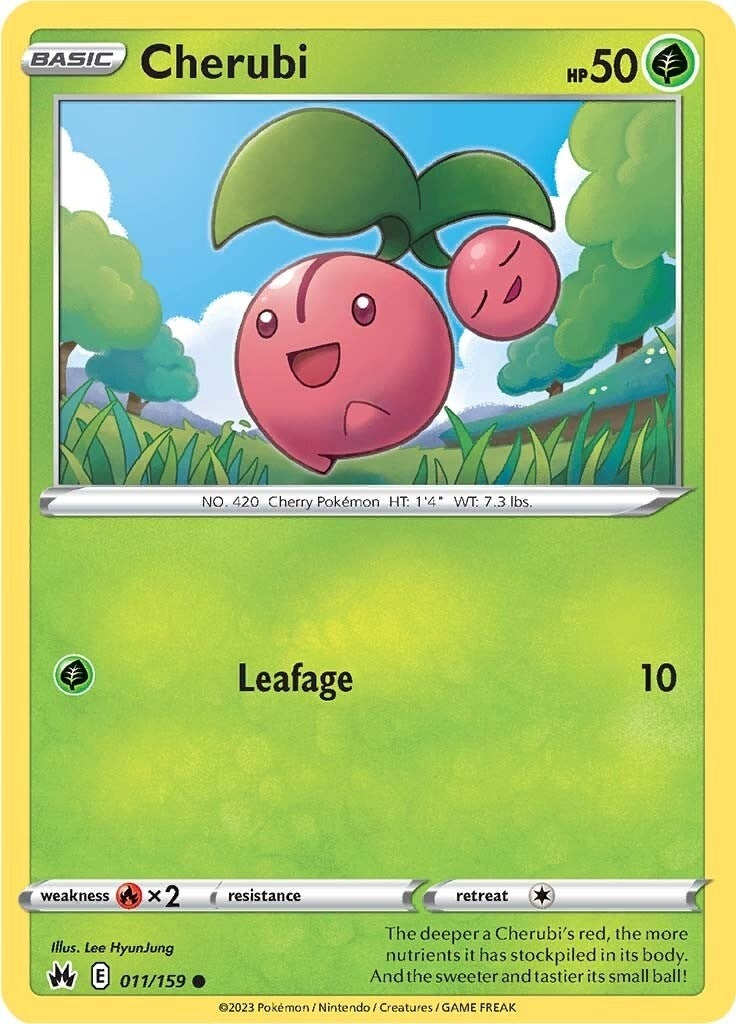 Image for Cherubi (011/159) (SWSH: Crown Zenith) - Pokemon