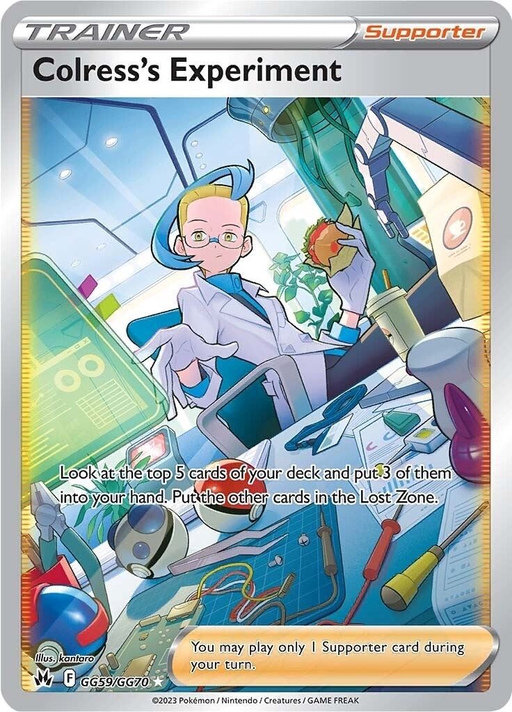 Image for Colress's Experiment (GG59/GG70) (SWSH: Crown Zenith: Galarian Gallery) - Pokemon