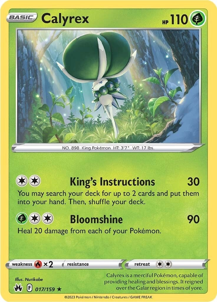 Image for Calyrex (017/159) (SWSH: Crown Zenith) - Pokemon