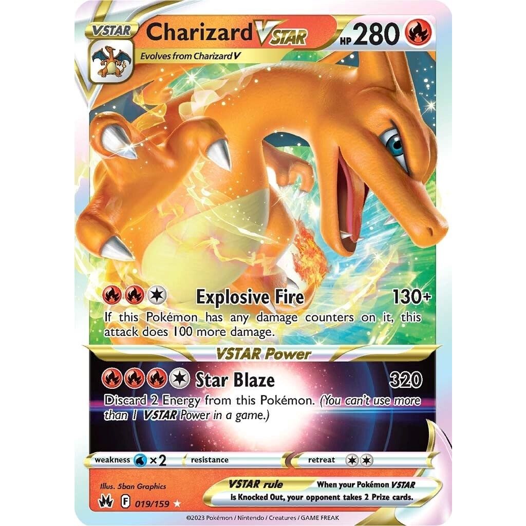 Charizard VSTAR (019/159) (SWSH: Crown Zenith) - PokeBox USA