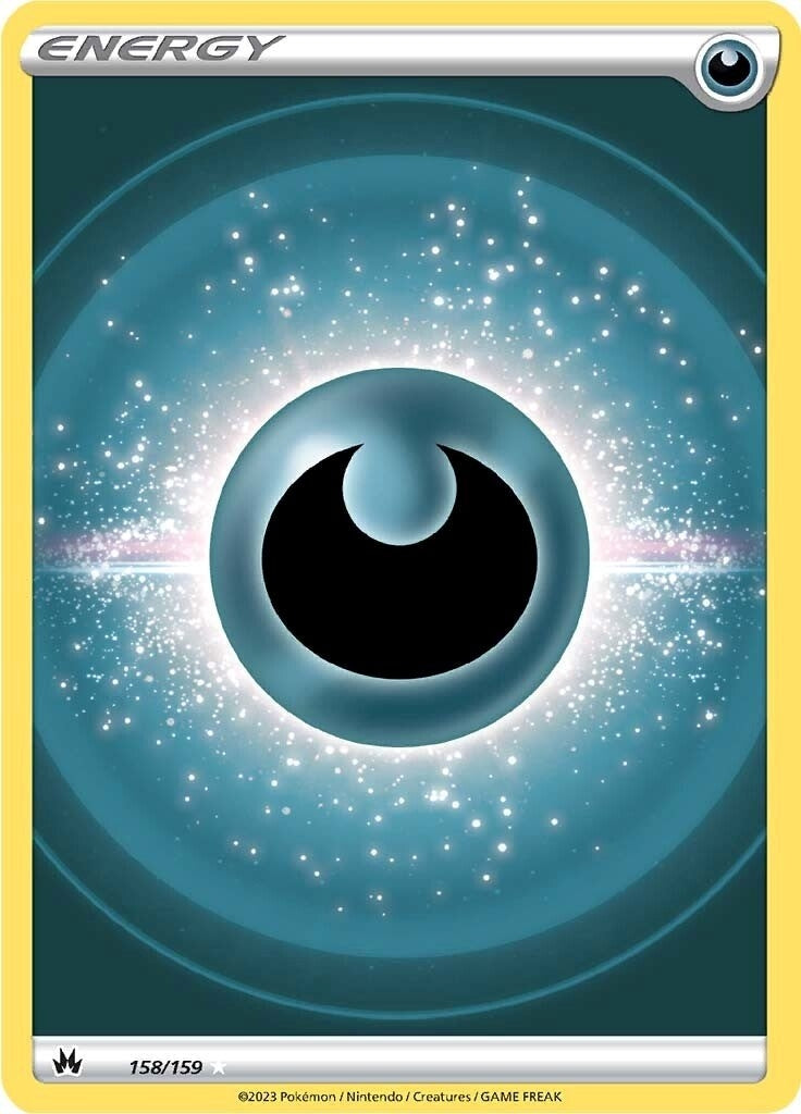 Image for Darkness Energy (Texture Full Art) (158/159) (SWSH: Crown Zenith) - Pokemon