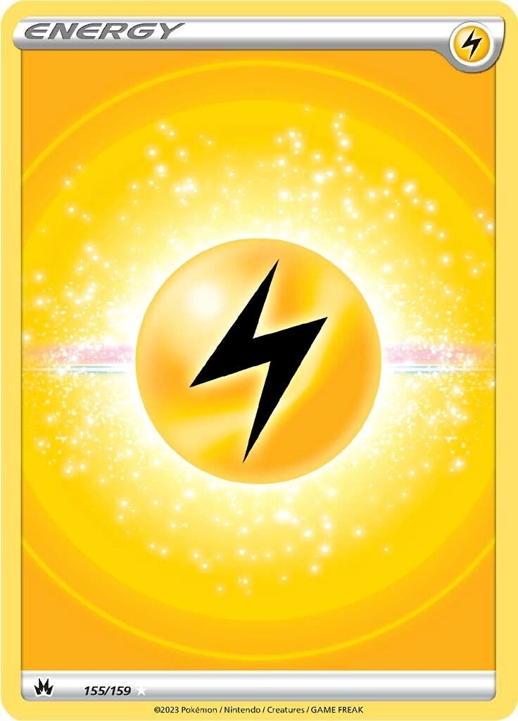 Image for Lightning Energy (Texture Full Art) (155/159) (SWSH: Crown Zenith) - Pokemon