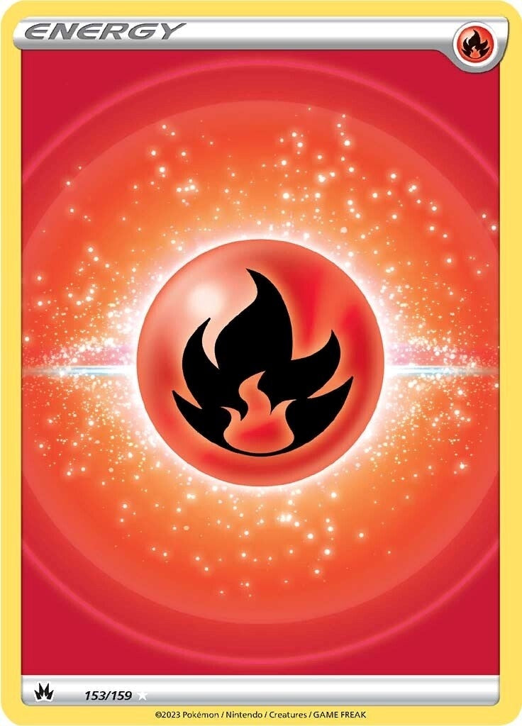 Fire Energy (Texture Full Art) (153/159) (SWSH: Crown Zenith)