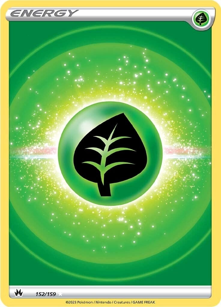 Image for Grass Energy (Texture Full Art) (152/159) (SWSH: Crown Zenith) - Pokemon
