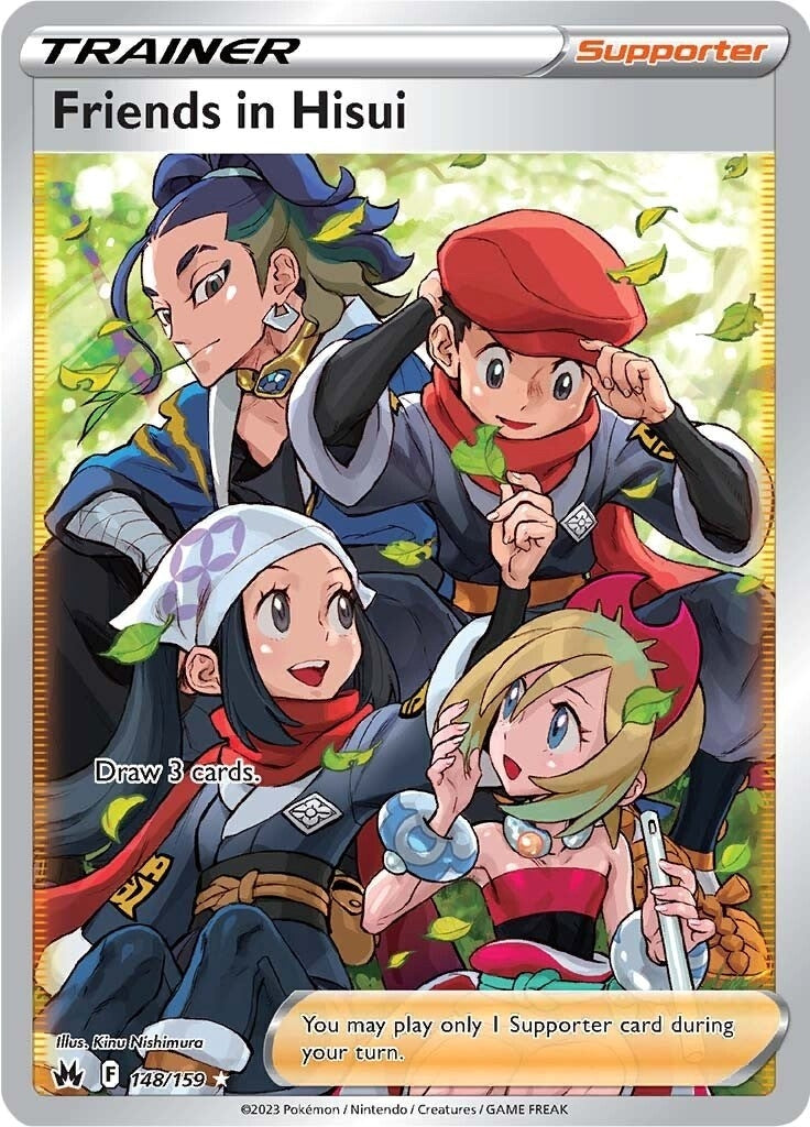 Image for Friends in Hisui (Full Art) (148/159) (SWSH: Crown Zenith) - Pokemon