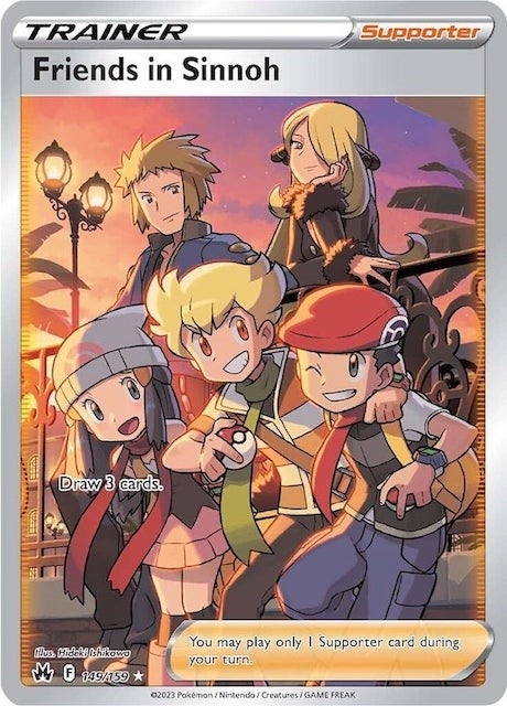 Image for Friends in Sinnoh (Full Art) (149/159) (SWSH: Crown Zenith) - Pokemon