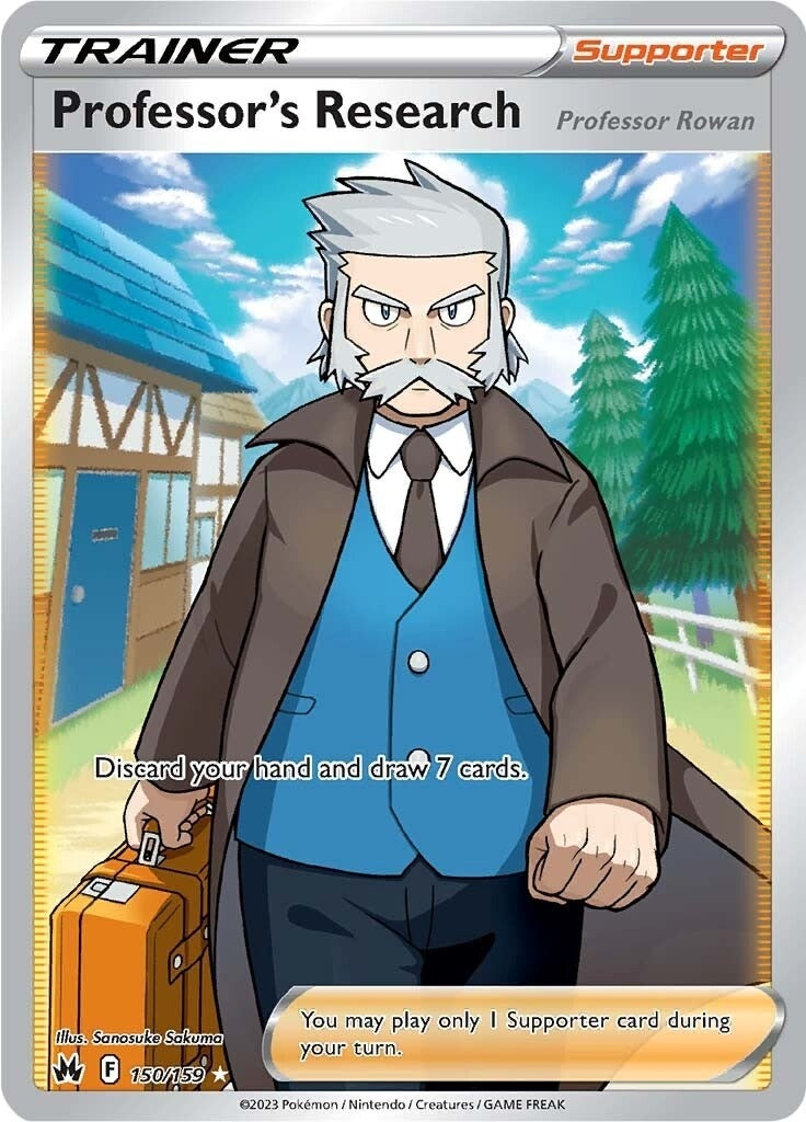 Image for Professor's Research (Full Art) (150/159) (SWSH: Crown Zenith) - Pokemon