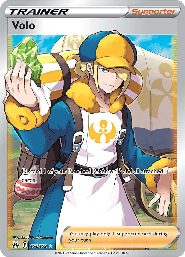 Image for Volo (Full Art) (151/159) (SWSH: Crown Zenith) - Pokemon
