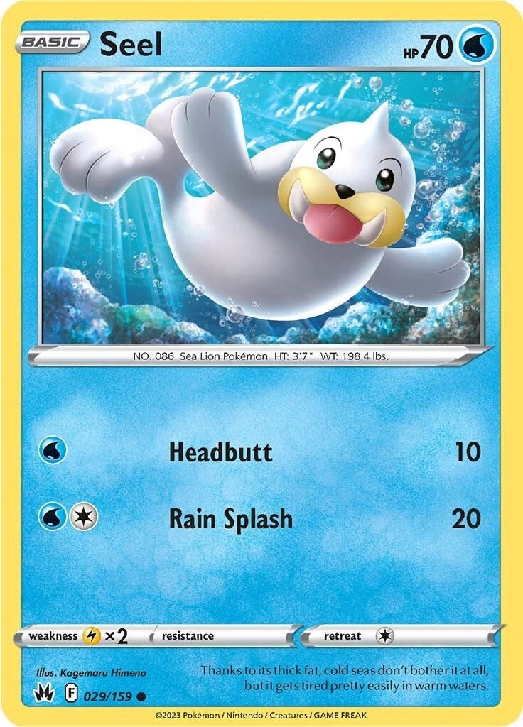 Image for Seel (029/159) (SWSH: Crown Zenith) - Pokemon