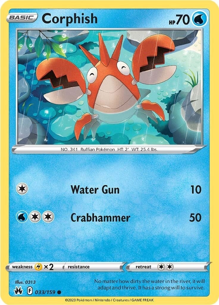 Image for Corphish (033/159) (SWSH: Crown Zenith) - Pokemon
