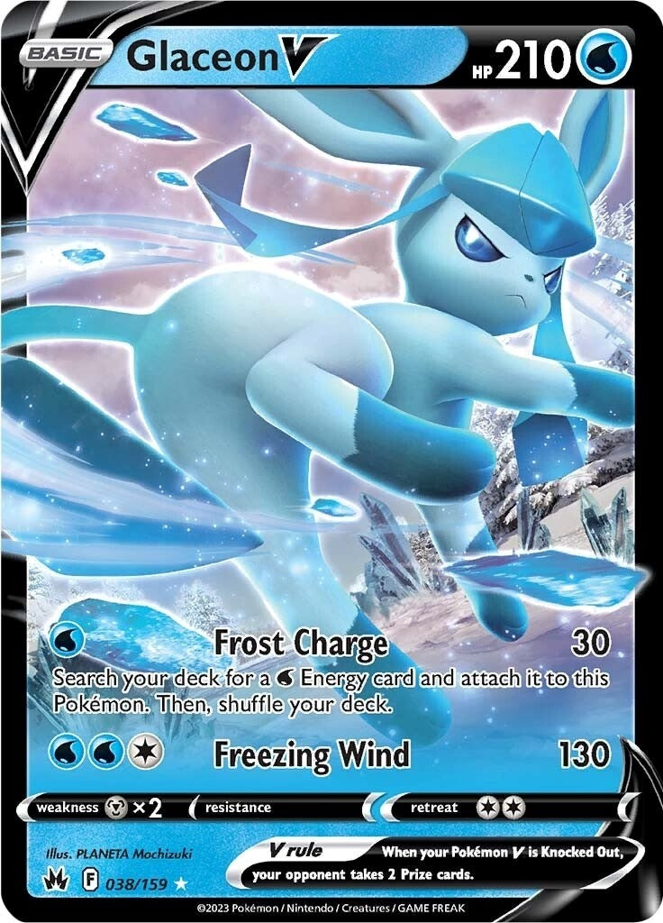 Image for Glaceon V (038/159) (SWSH: Crown Zenith) - Pokemon