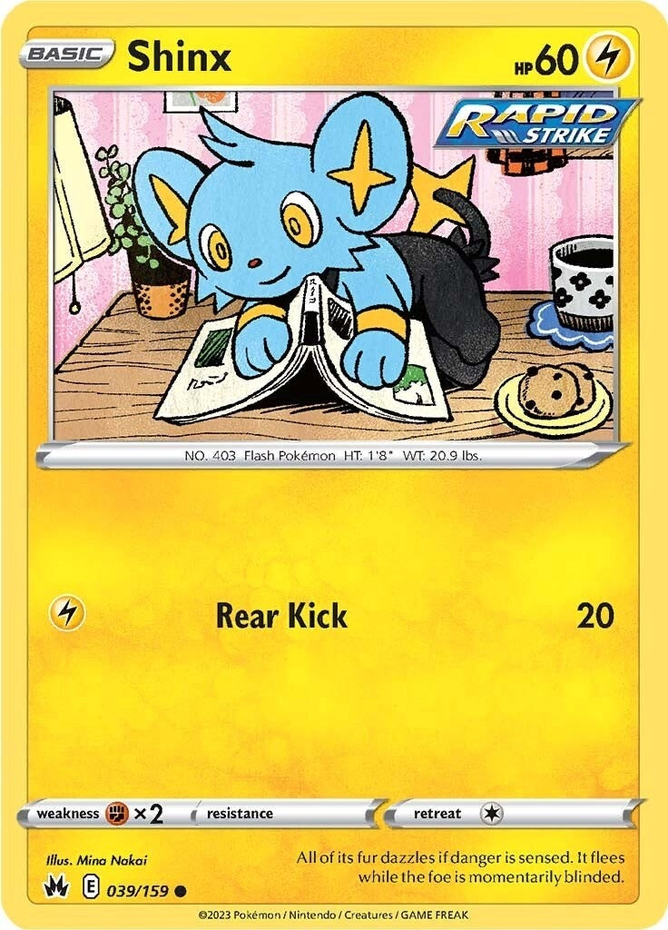 Image for Shinx (39) (039/159) (SWSH: Crown Zenith) - Pokemon
