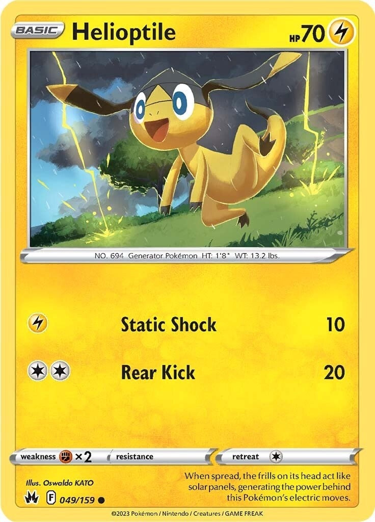 Image for Helioptile (049/159) (SWSH: Crown Zenith) - Pokemon