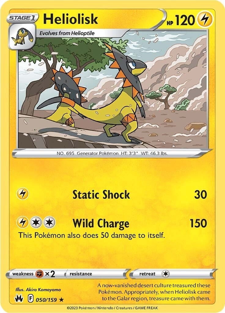 Image for Heliolisk (050/159) (SWSH: Crown Zenith) - Pokemon