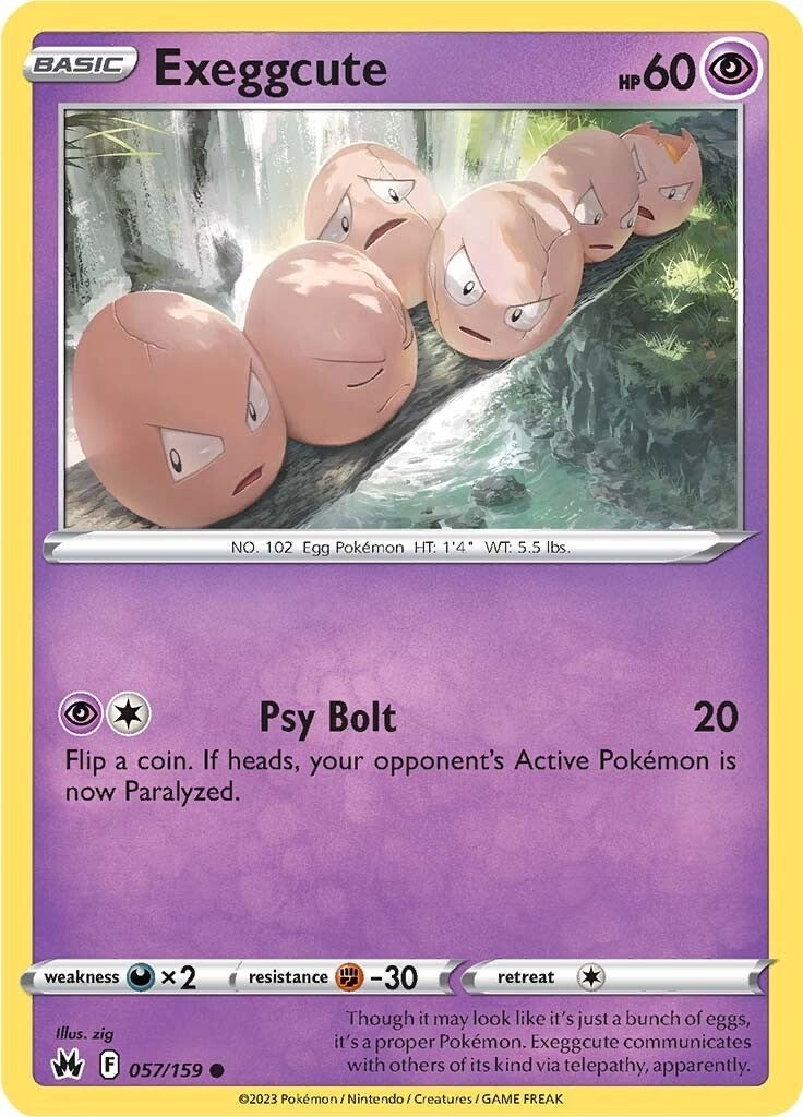 Image for Exeggcute (057/159) (SWSH: Crown Zenith) - Pokemon