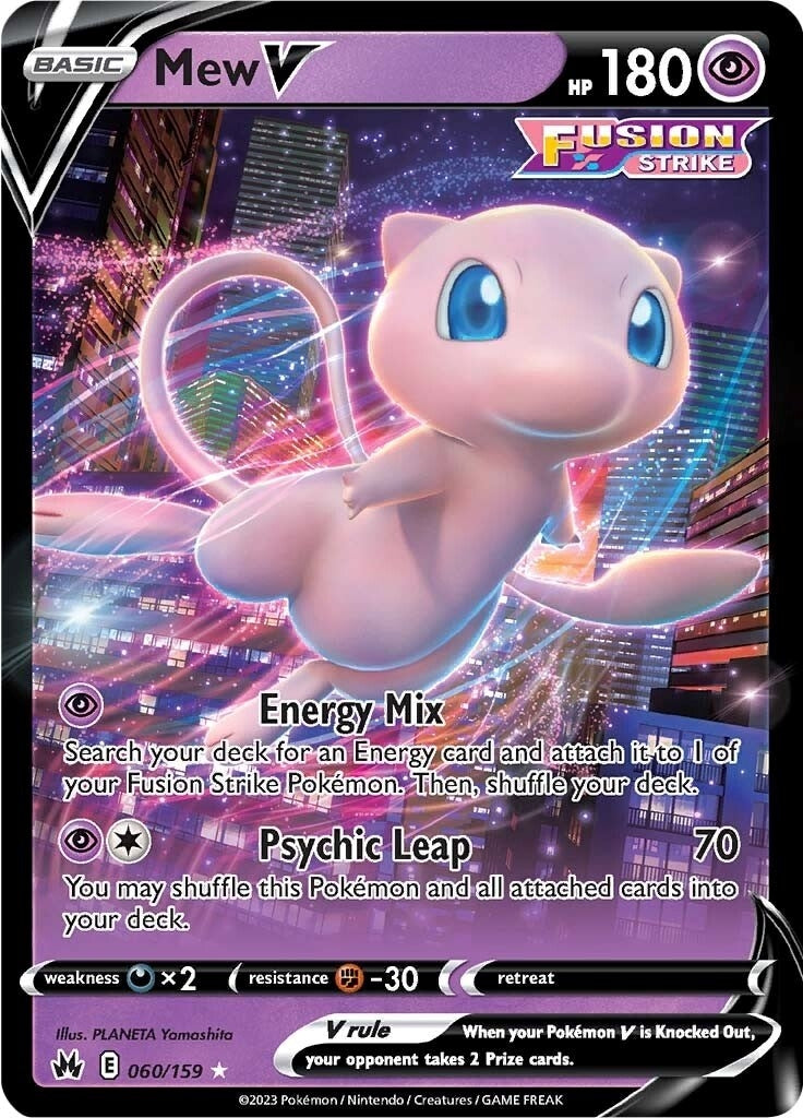 Mew V (060/159) (SWSH: Crown Zenith) - PokeBox USA