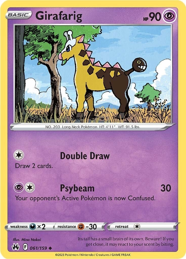 Image for Girafarig (061/159) (SWSH: Crown Zenith) - Pokemon