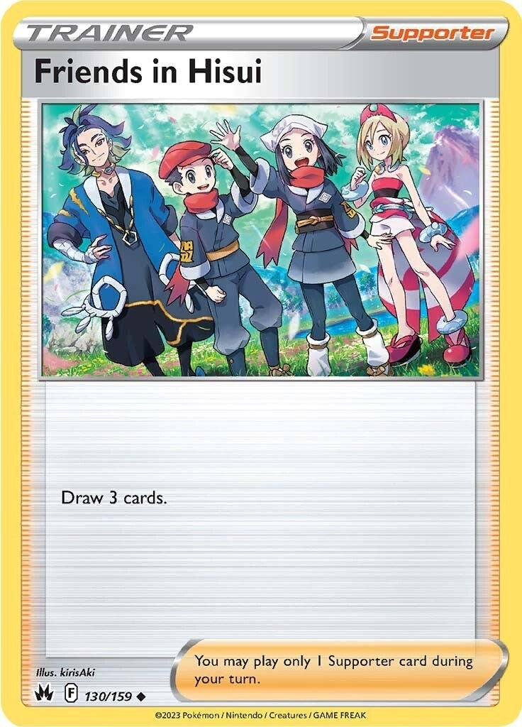 Image for Friends in Hisui (130/159) (SWSH: Crown Zenith) - Pokemon