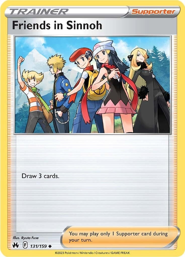 Image for Friends in Sinnoh (131/159) (SWSH: Crown Zenith) - Pokemon