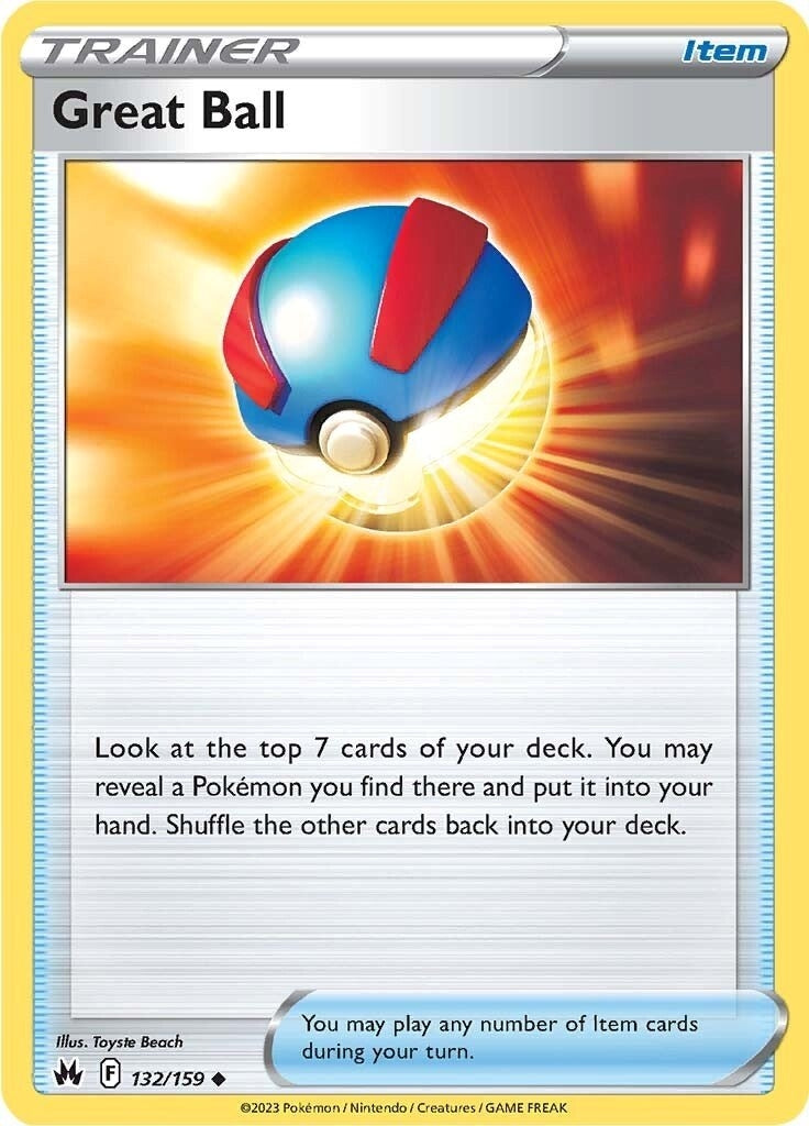 Image for Great Ball (132/159) (SWSH: Crown Zenith) - Pokemon