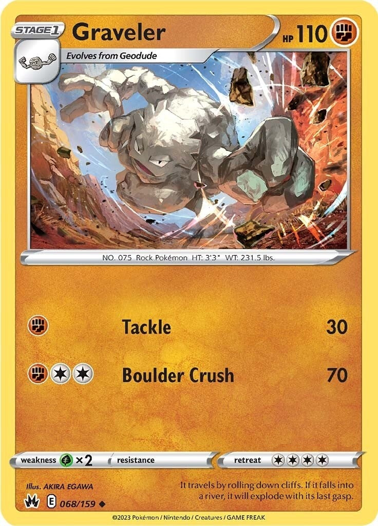 Image for Graveler (068/159) (SWSH: Crown Zenith) - Pokemon