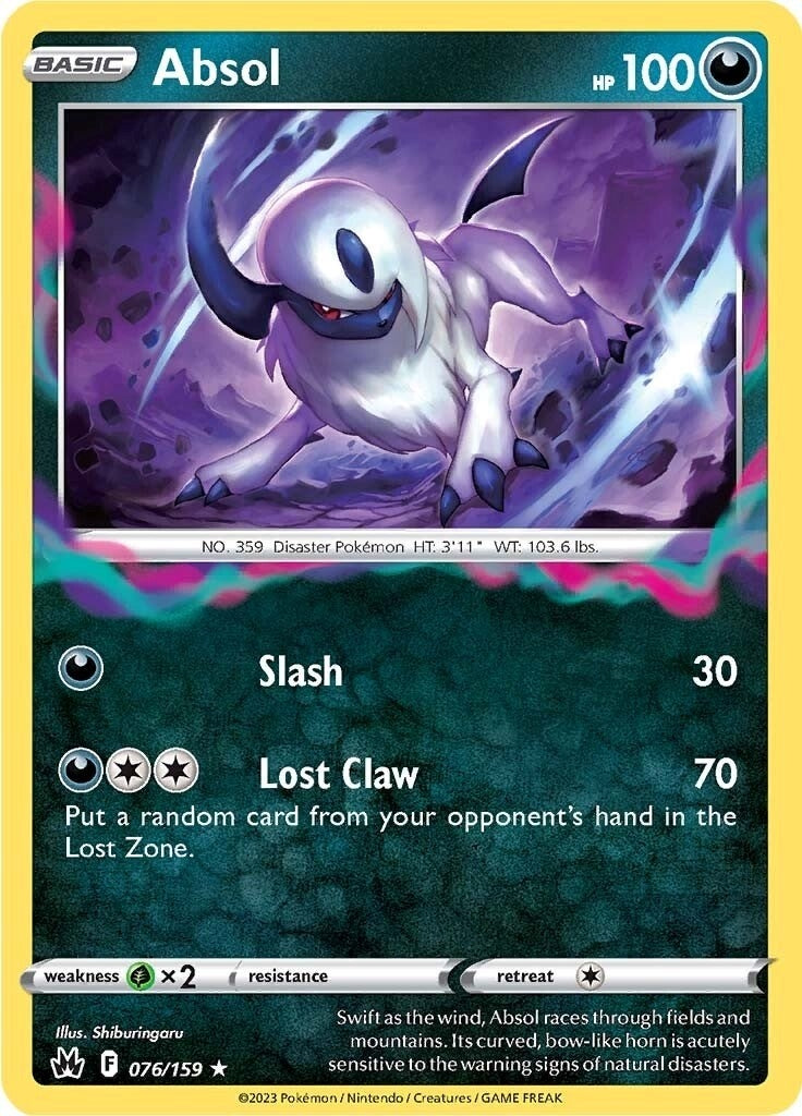Image for Absol (076/159) (SWSH: Crown Zenith) - Pokemon