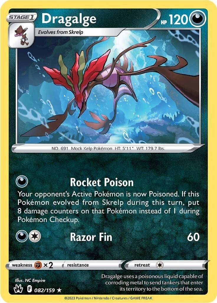 Image for Dragalge (082/159) (SWSH: Crown Zenith) - Pokemon