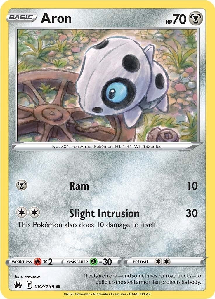 Image for Aron (087/159) (SWSH: Crown Zenith) - Pokemon