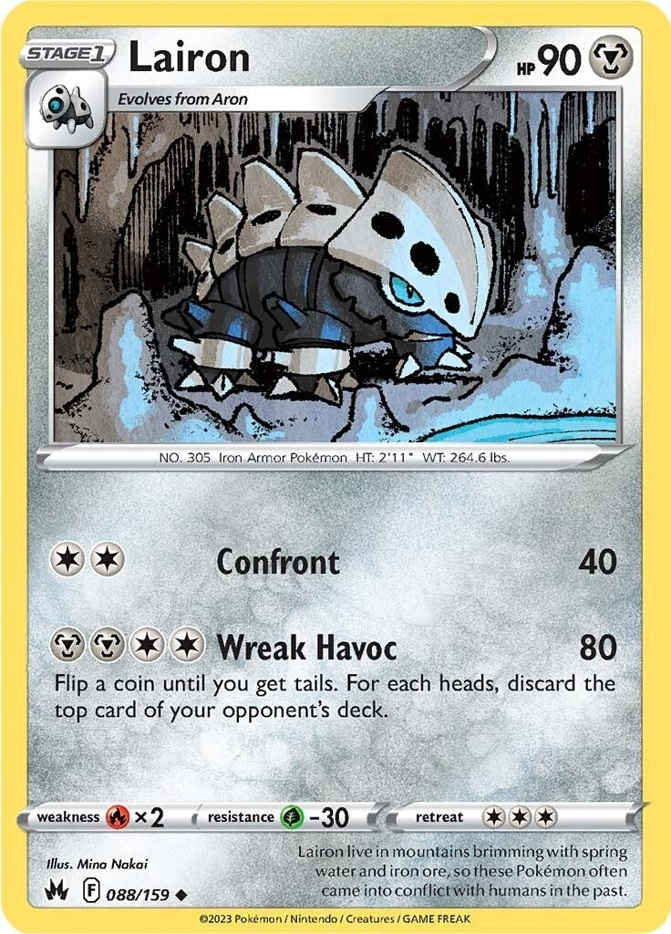 Image for Lairon (088/159) (SWSH: Crown Zenith) - Pokemon