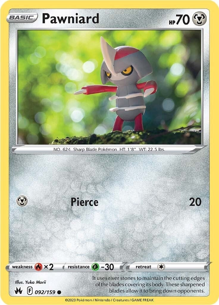 Image for Pawniard (92) (092/159) (SWSH: Crown Zenith) - Pokemon