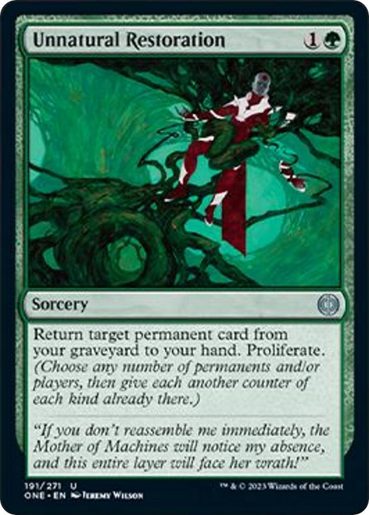Unnatural Restoration (191) (Phyrexia: All Will Be One)