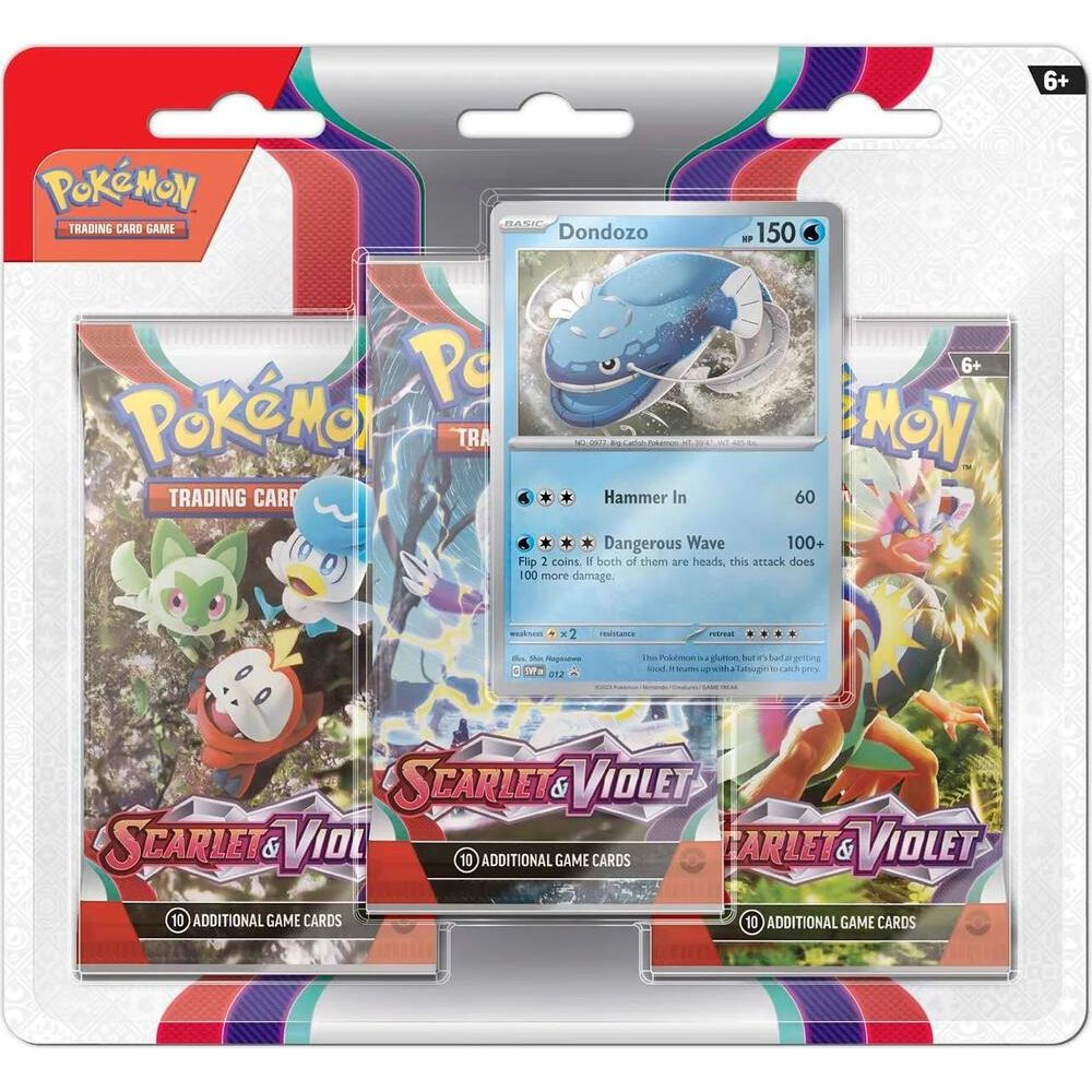 POKÉMON TCG Scarlet & Violet 1 Three-Booster Blister - PokeBox USA