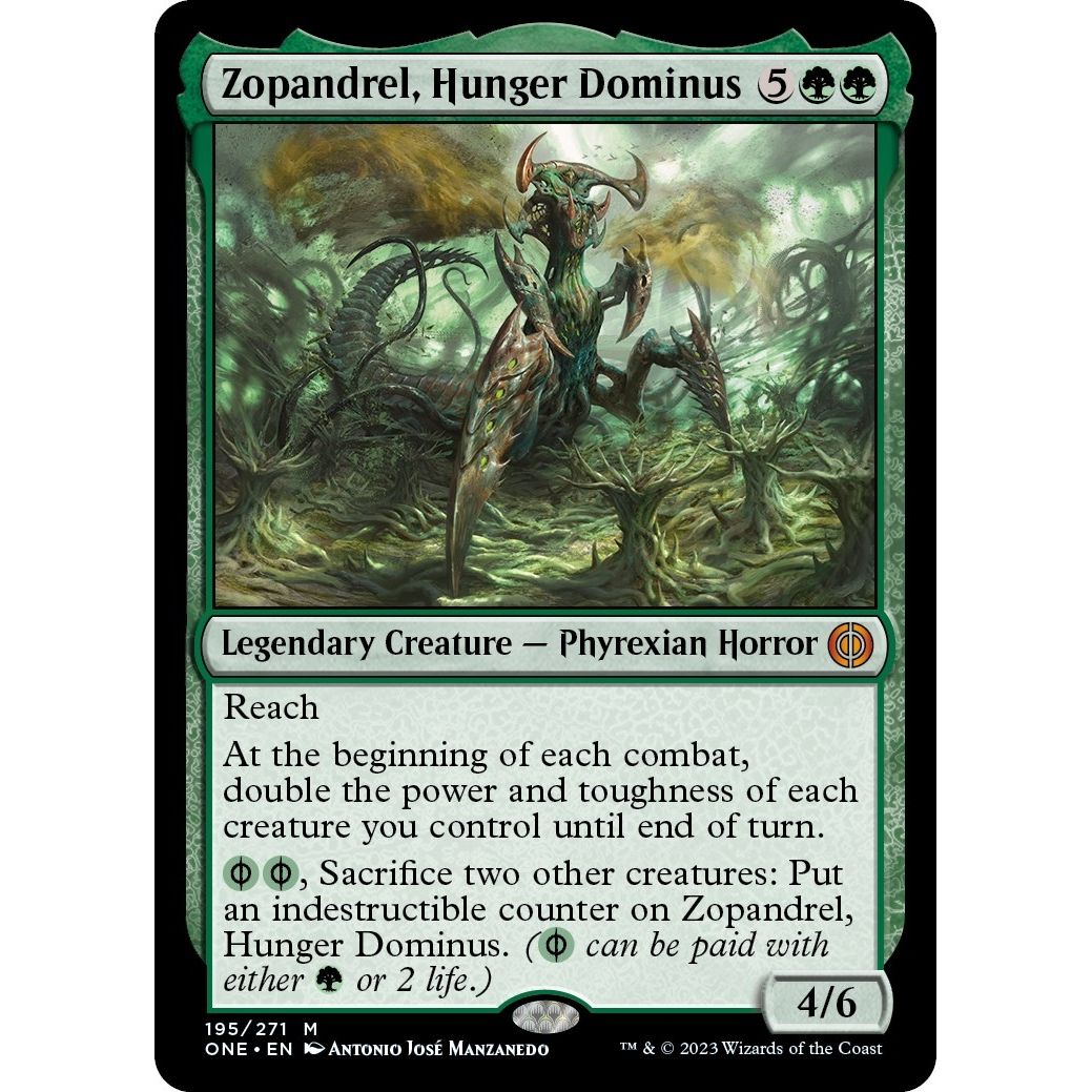 Zopandrel, Hunger Dominus (195) (Phyrexia: All Will Be One) - PokeBox USA