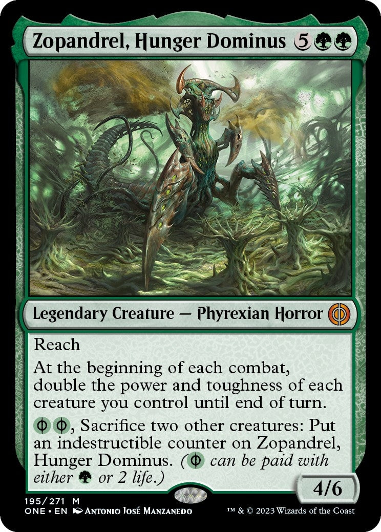Zopandrel, Hunger Dominus (195) (Phyrexia: All Will Be One) - PokeBox USA