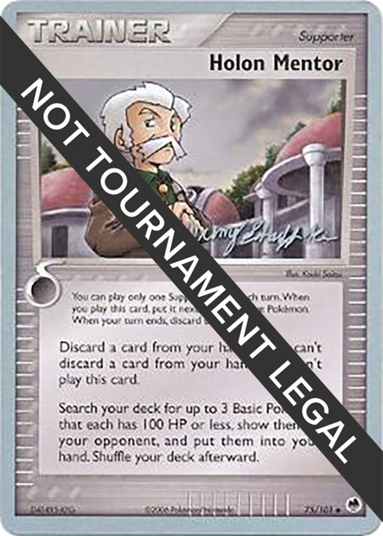 Image for Holon Mentor - 2007 (Jeremy Scharff-Kim) (75/101) (World Championship Decks) (WCD) - Pokemon