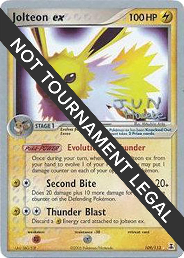 Image for Jolteon ex - 2007 (Jun Hasebe) (109/113) (World Championship Decks) (WCD) - Pokemon