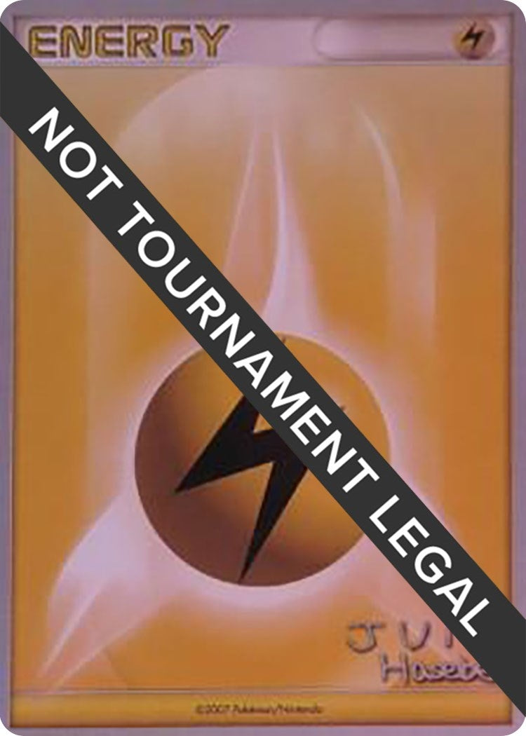 Image for Lightning Energy - 2007 (Jun Hasebe) (World Championship Decks) (WCD) - Pokemon