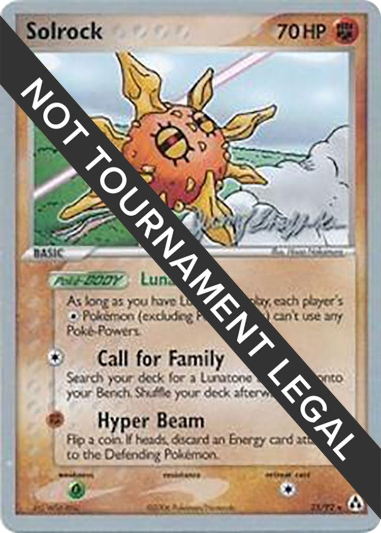 Image for Solrock (25) - 2007 (Jeremy Scharff-Kim) (25/92) (World Championship Decks) (WCD) - Pokemon