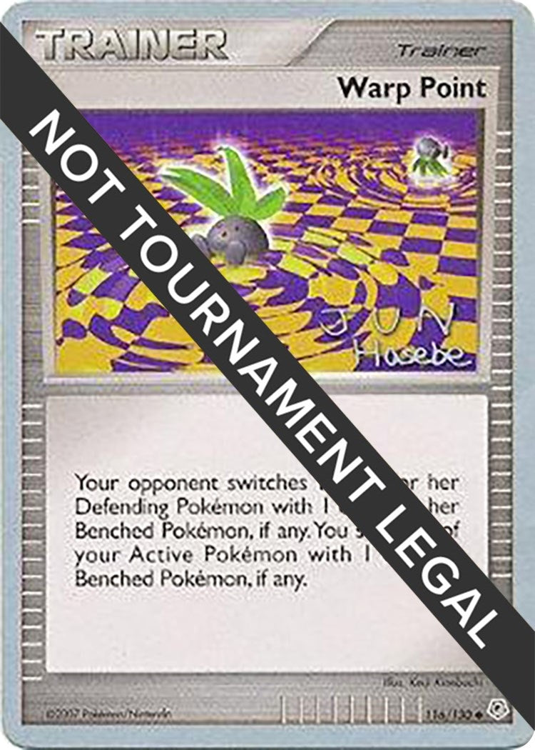 Image for Warp Point - 2007 (Jun Hasebe) (116/130) (World Championship Decks) (WCD) - Pokemon
