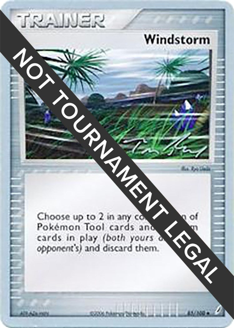 Image for Windstorm - 2007 (Tom Roos) (85/100) (World Championship Decks) (WCD) - Pokemon