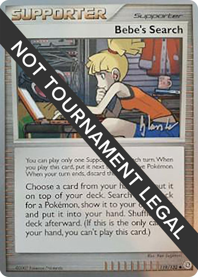 Image for Bebe's Search - 2008 (Dylan Lefavour) (119/132) (World Championship Decks) (WCD) - Pokemon