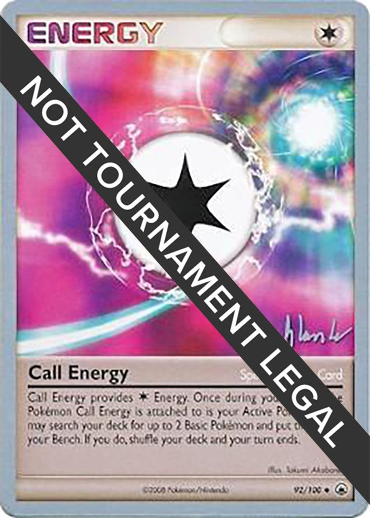 Image for Call Energy - 2008 (Dylan Lefavour) (92/100) (World Championship Decks) (WCD) - Pokemon